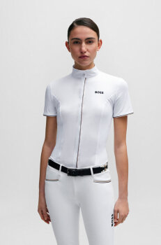 Boss Equestrian Damen Turnierbluse ELISA SIGNATURE white