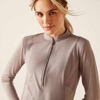 Ariat Damen Funktionsshirt BREATHE ½ Zip, zinc