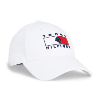 Tommy Hilfiger Flag-Logo Cap MONTREAL optic white