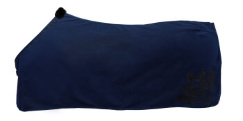 EQuest Abschwitzdecke ALPHA FLEECE Royal Glitter, navy