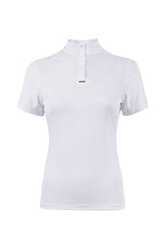 Cavallo Damen Turniershirt CAVAL COMP HALFZIP SHIRT white