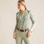 Ariat Damen Shirt SUNSTOPPER 3.0 ¼ Zip, green baroque