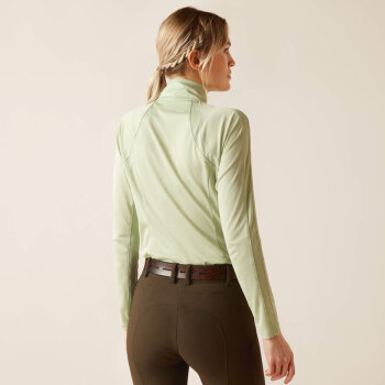 Ariat Damen Shirt SUNSTOPPER 3.0 ¼ Zip, laurel green