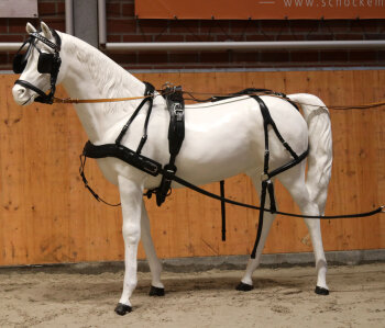 Manski Einspänner Geschirr DIPLOMAT black/black COB