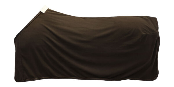 EQuest Abschwitzdecke ALPHA FLEECE REGULAR plus Kordel mocha