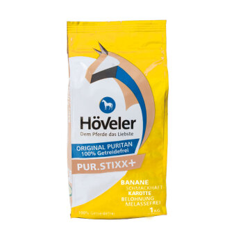 Höveler PUR STIXX plus Banane 1 kg Beutel