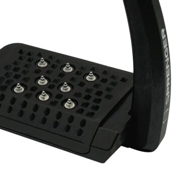 Sprenger AERO Steigbügel mit Spikes Alu, silber, 12cm
