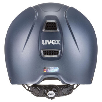 uvex Reithelm perfexxion III, blue mat S-M (55-58)