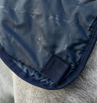 Horseware Weidedecke RAMBO Summer Series, Disk-Brustverschluss, navy/grey 145