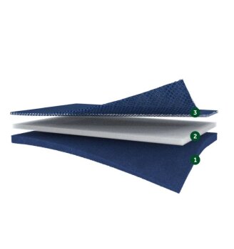 Horseware Abschwitzdecke DRY LINER 50g, navy/silver