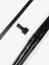 Le Mieux Kudos Trense Patent Dressage Bridle, black/white