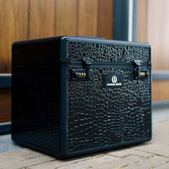 Imperial Riding Putzkoffer SHINY, black croco