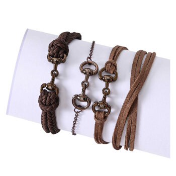 HV Polo Armband 3er Set HVP JULA, brown