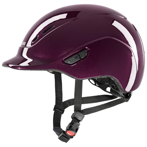 uvex Reithelm kidoxx, burgundy shiny 3XS-XS (49-54)
