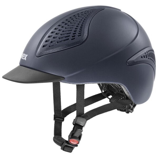 uvex Reithelm exxential III, blue mat M-L (57-59)