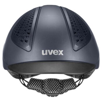 uvex Reithelm exxential III, blue mat M-L (57-59)