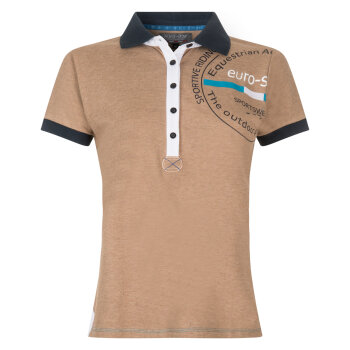 euro-star Damen Poloshirt ES POLLY beige melange