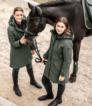E.L.T Damen Winter-Performance-Reitparka ONTARIO dunkeloliv