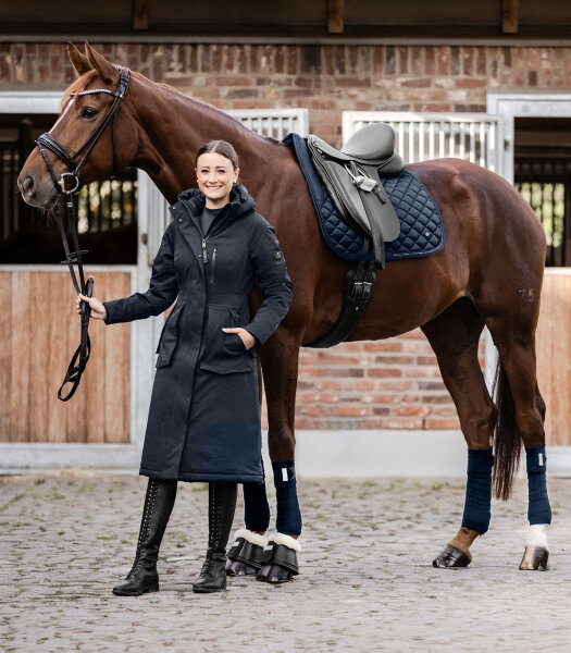 E.L.T Damen Winter-Performance-Reitmantel OPAL tiefblau