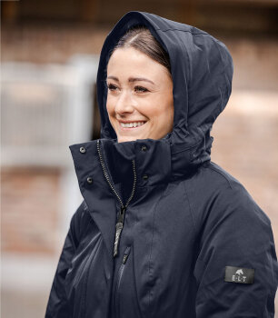 E.L.T Damen Winter-Performance-Reitmantel OPAL tiefblau