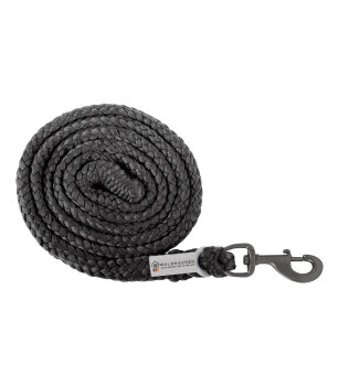 Waldhausen Anbindestrick Plus - Karabiner, schwarz, dunkle Beschläge
