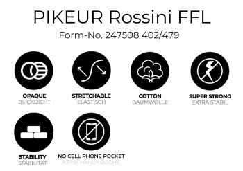 Pikeur Herren Reithose ROSSINI FFL 7508 Midwaist, dark shadow