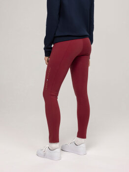 Tommy Hilfiger Damen Reitleggings VERMONT Vollbesatz rouge