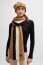 Boss Equestrian Beanie BOBBLE SIGNATURE COLOUR BLOCK camel