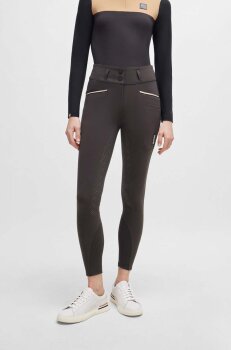 Boss Equestrian Damen Reithose HAILEY HIGH WAIST VOLLBESATZ mole