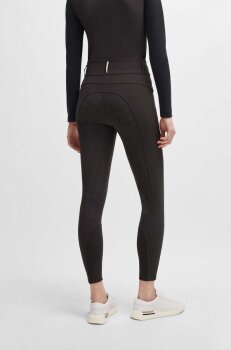 Boss Equestrian Damen Reithose HAILEY HIGH WAIST VOLLBESATZ mole