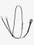 Le Mieux Martingal Arika, black/silver