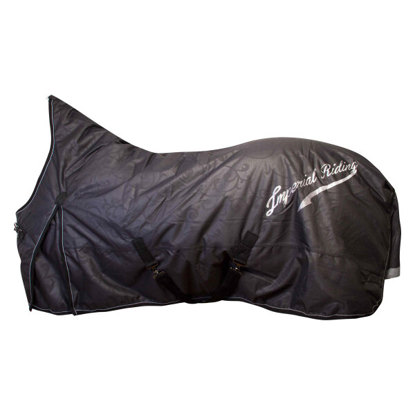 Imperial Riding Super Dry Outdoordecke 50g - Wasserdichte Pferdedecke 155/205 Cm Schwarz