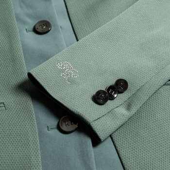 Kingsland Damen Turniersakko Mesh KLcara, green stormy sea