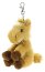 equi-kids by equithéme Pferdchen Schlüsselanhänger aus Plüsch 12cm hellbraun