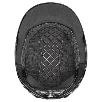 uvex Reithelm exxeed glow, black-rosé