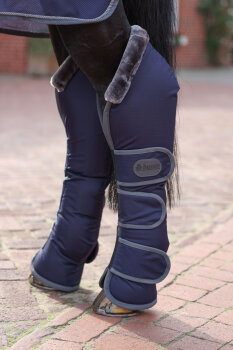 Bucas Transportgamaschen Show-Line, navy/grey COB