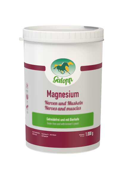 Galopp Magnesium getreidefrei 1 kg Dose