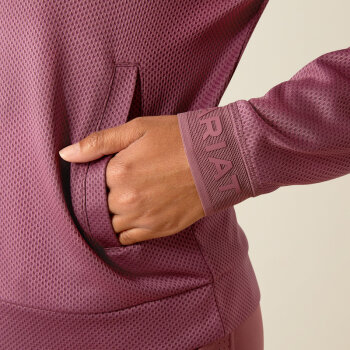 Ariat Damen Sweatshirt BREATHE ½ Zip, tulipwood