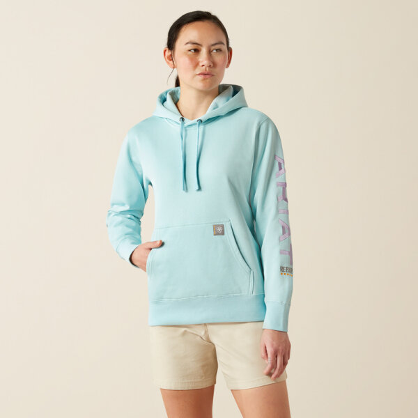 Ariat Damen Hoodie REBAR GRAPHIC, aquatic