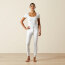 Ariat Damen Reithose TRI FACTOR NT Full Seat, white