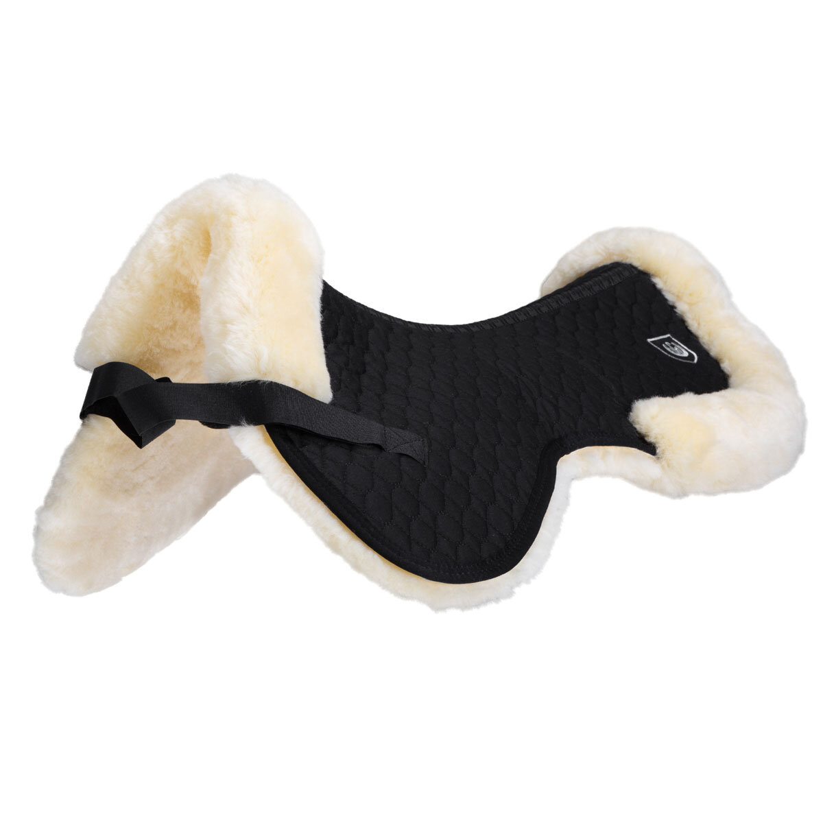 Christ Sattelpad-Rand ULTRA tiefe Schulter schwarz/natur WB