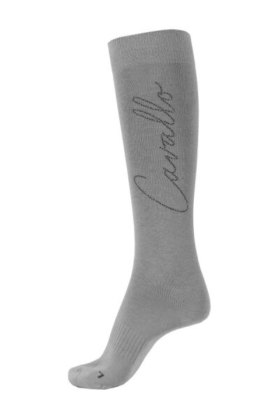 Cavallo Damen Kniestrümpfe CAVALSELMA silvergrey