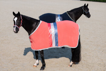 Eskadron Abschwitzdecke FLEECE STRIPE Classic Sports 25 S/S coral blossom