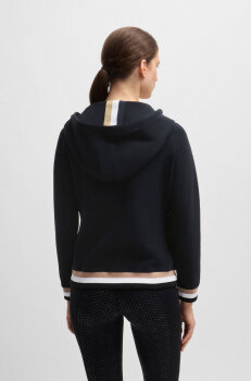 Boss Equestrian Damen Zip Hoodie RIVA black