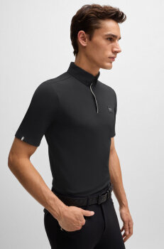 Boss Equestrian Herren Trainingsshirt Stripes MATT black