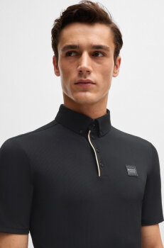 Boss Equestrian Herren Trainingsshirt Stripes MATT black
