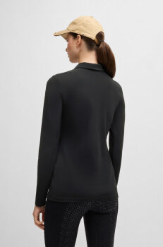 Boss Equestrian Damen Trainingsshirt Stripes CHESS black
