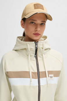 Boss Equestrian Damen Zip Hoodie RIVA almond