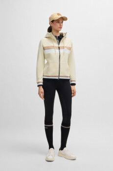 Boss Equestrian Damen Zip Hoodie RIVA almond