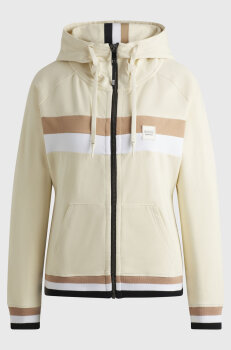 Boss Equestrian Damen Zip Hoodie RIVA almond